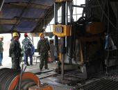 2018年新疆且末县深层卤水钾盐矿调查项目钻探施工现场