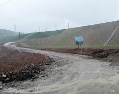八队本溪北台铁矿矿山地质灾害治理示范工程十标段施工现场