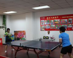 辽宁省第八地质大队与中国银行本钢支行举办"手机银行"杯职工台球、乒乓球友谊赛
